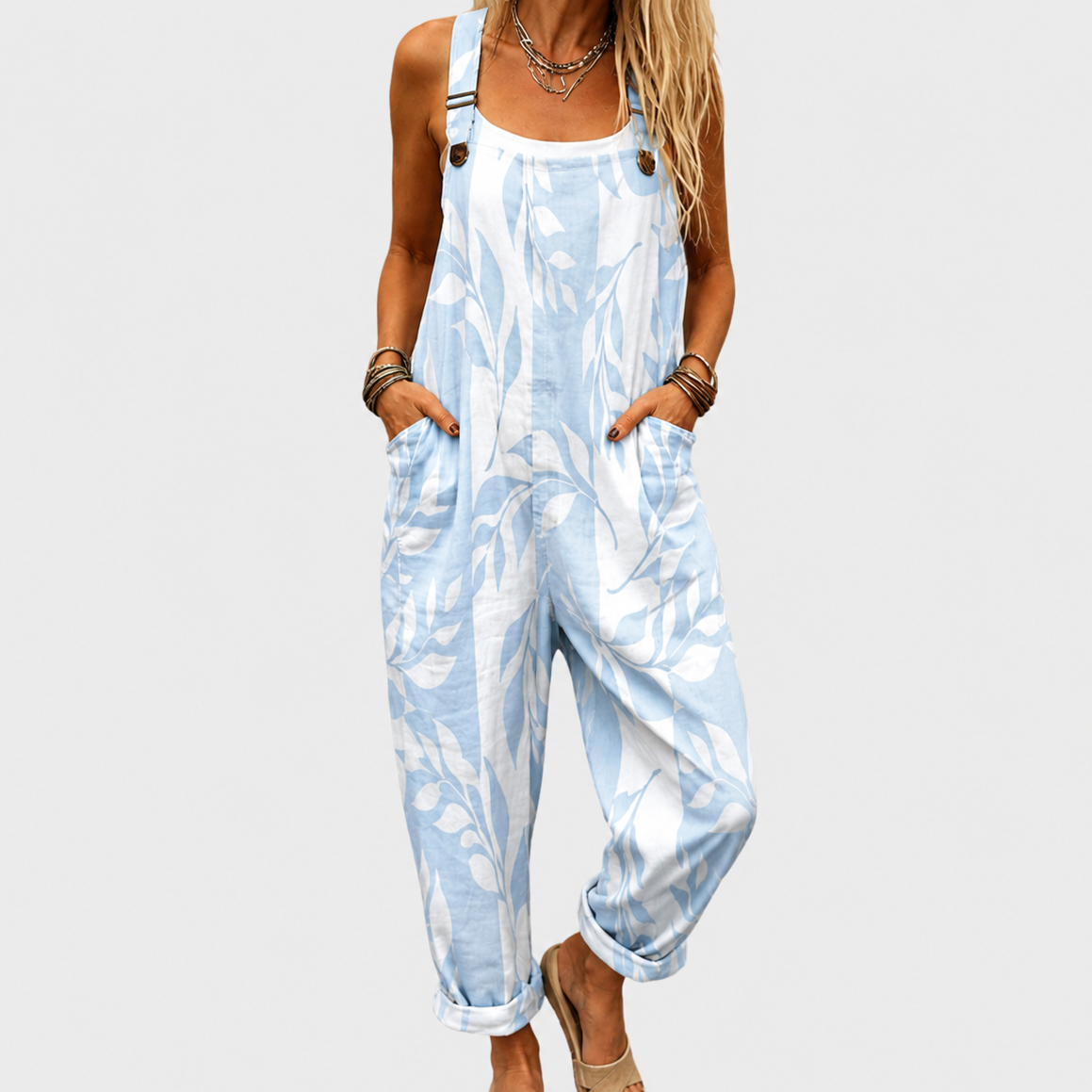 Comfortable Printed Jumpsuit — Style 29