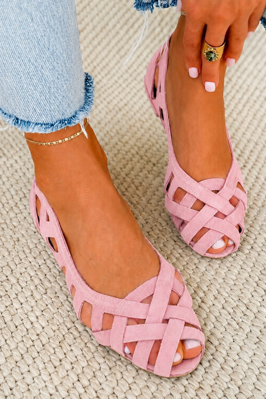 Caterina™ | Vivid Summer Woven Sandals