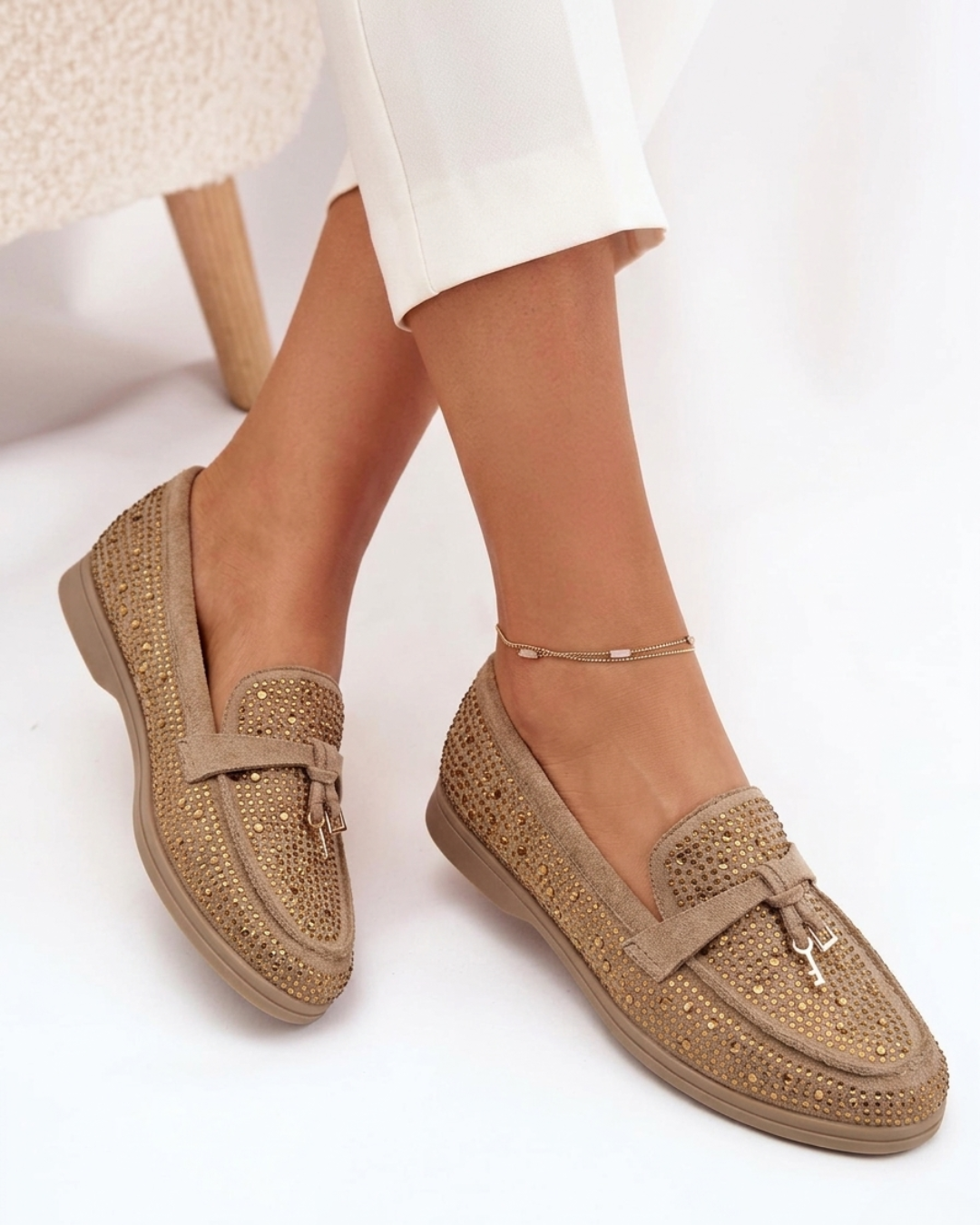 Coco Khaki Loafer