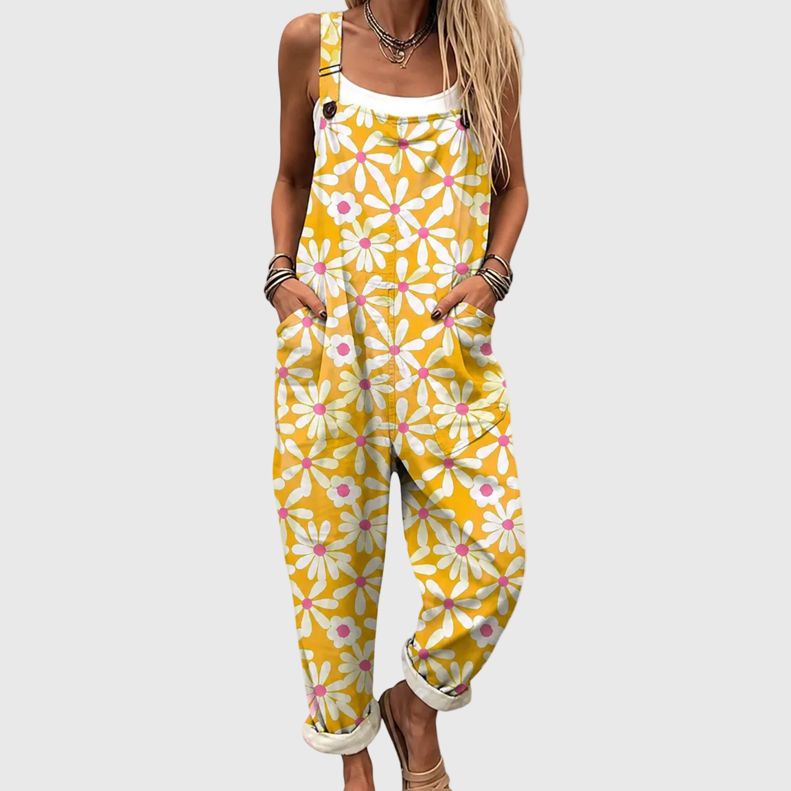 Comfortable Printed Jumpsuit — Style 37