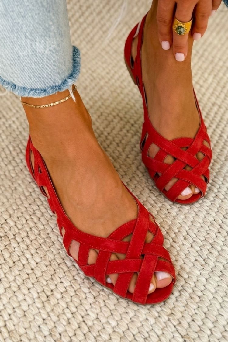 Caterina™ | Vivid Summer Woven Sandals