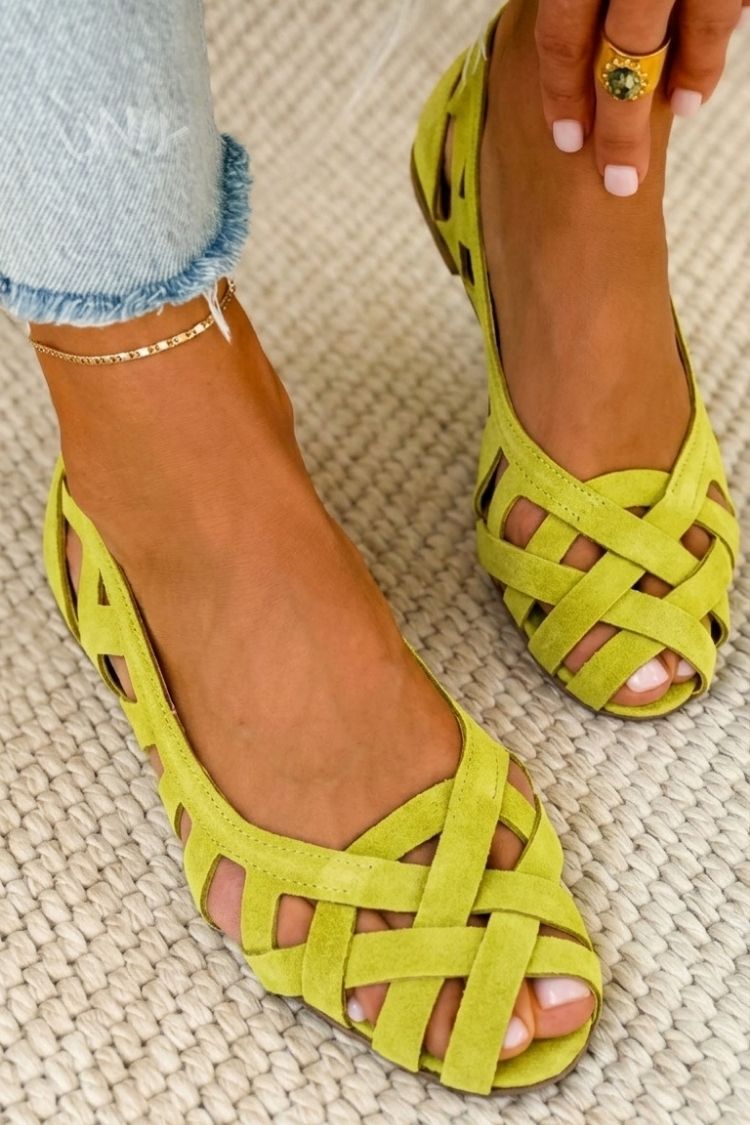Caterina™ | Vivid Summer Woven Sandals