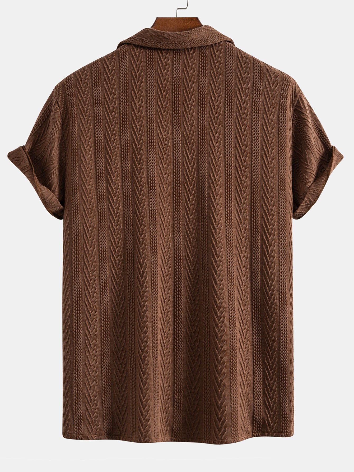 Camisa Cubana Jacquard