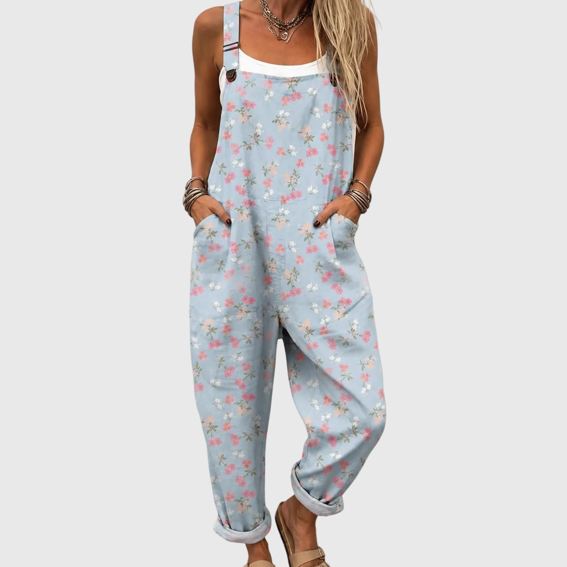 Comfortable Printed Jumpsuit — Style 24