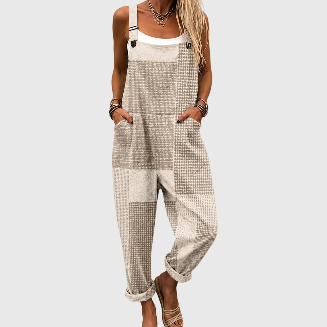 Comfortable Printed Jumpsuit — Style 35