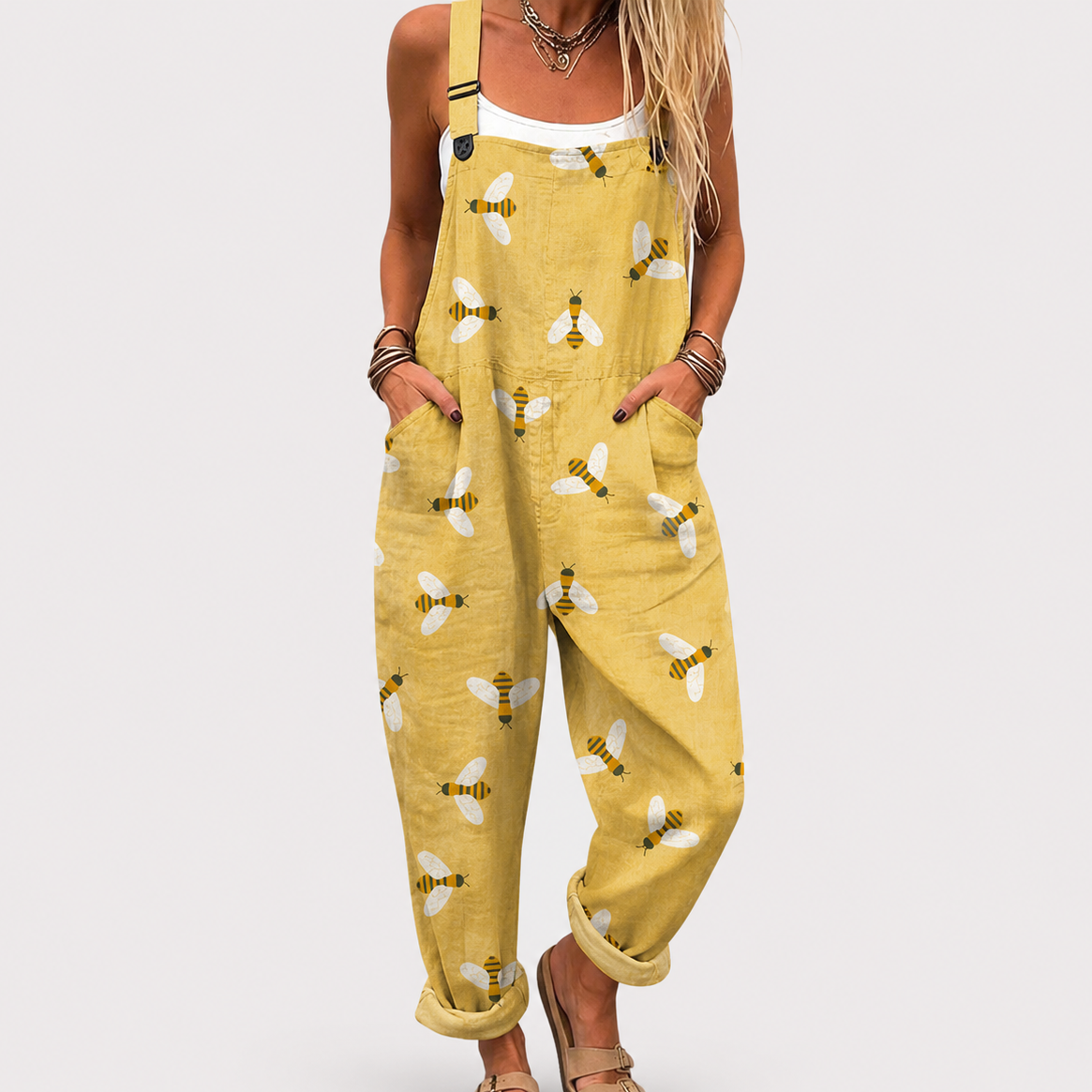 Comfortable Printed Jumpsuit — Style 36
