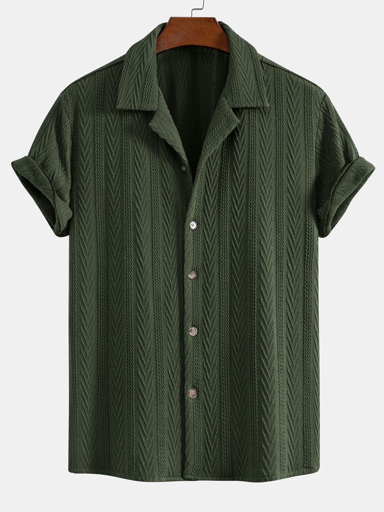 Camisa Cubana Jacquard