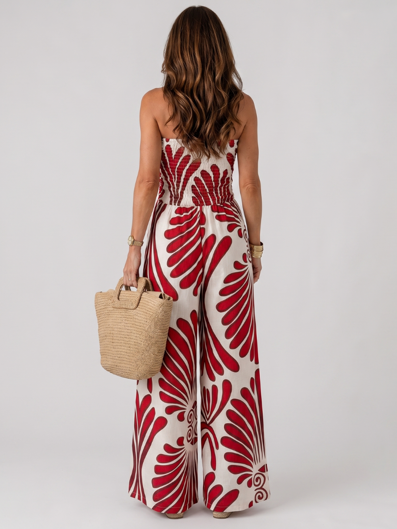 Dyman | Strapless Maxi Dress with Floaty Silhouette