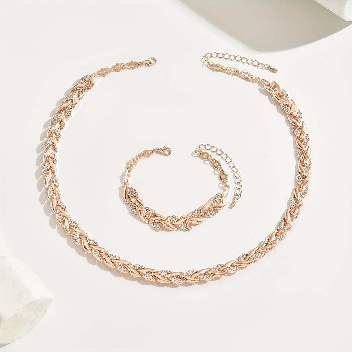 Mermaid Tail Crystal Jewellery Set