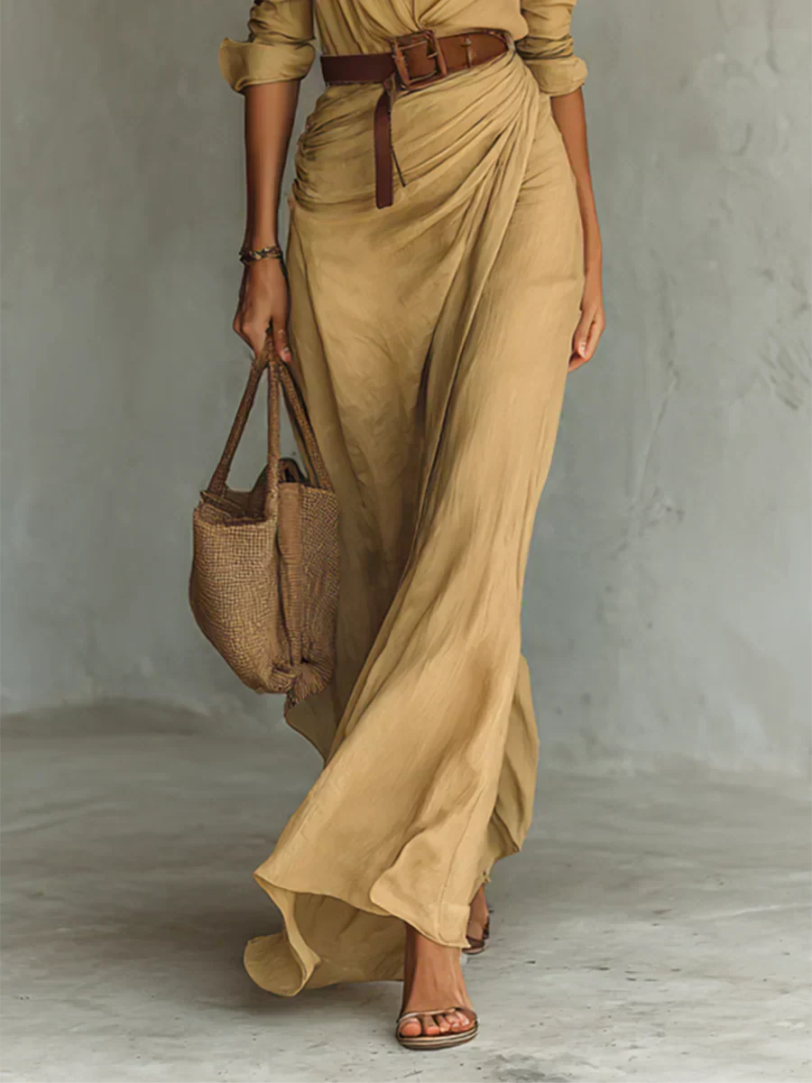 Celeste | Elegant Beige Dress