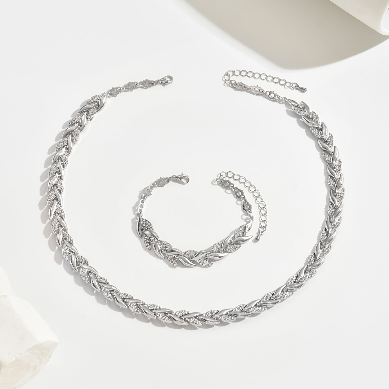 Mermaid Tail Crystal Jewellery Set