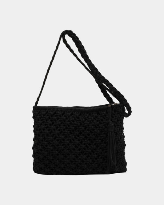 Patricia | Woven-Effect Shoulder Bag