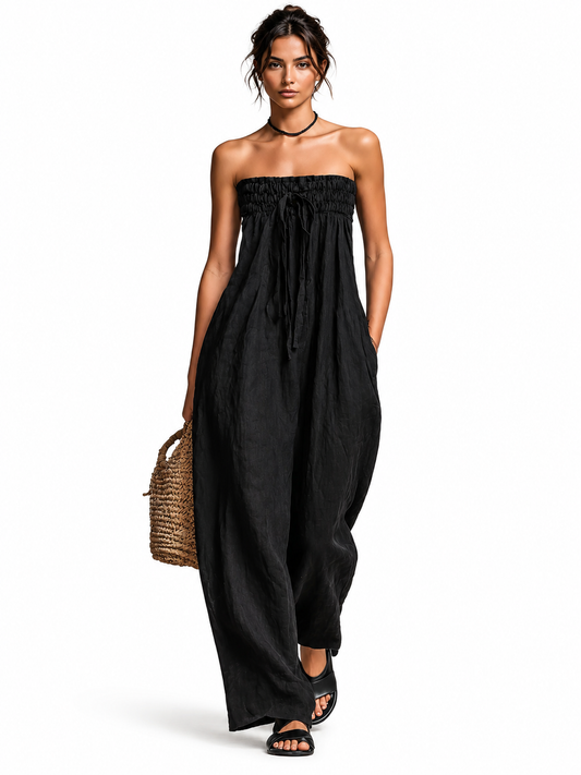 Nina | Strapless Elegant Jumpsuit