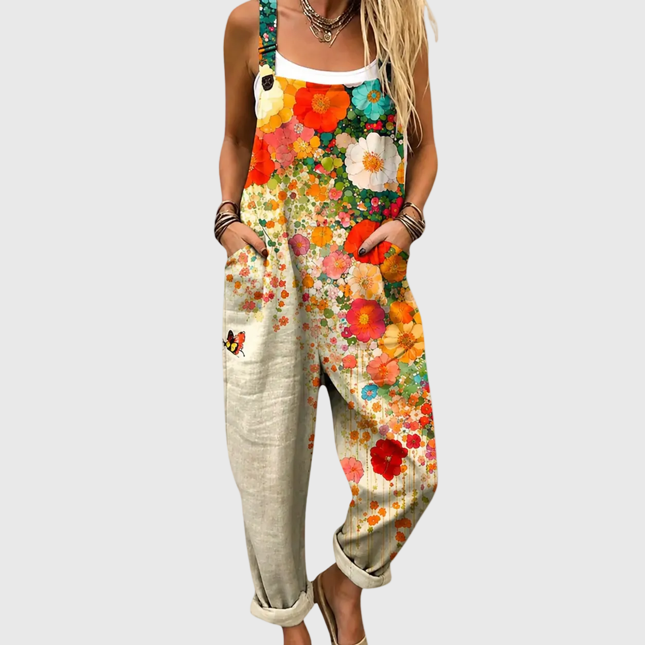 Comfortable Printed Jumpsuit — Style 19
