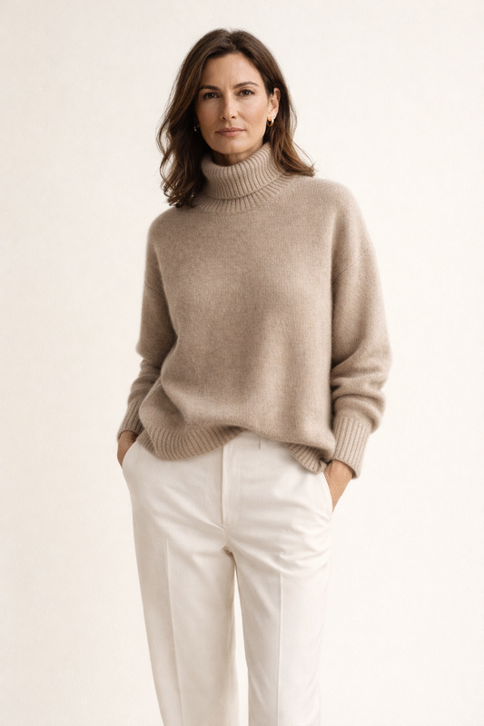 Soft High-Neck Jumper