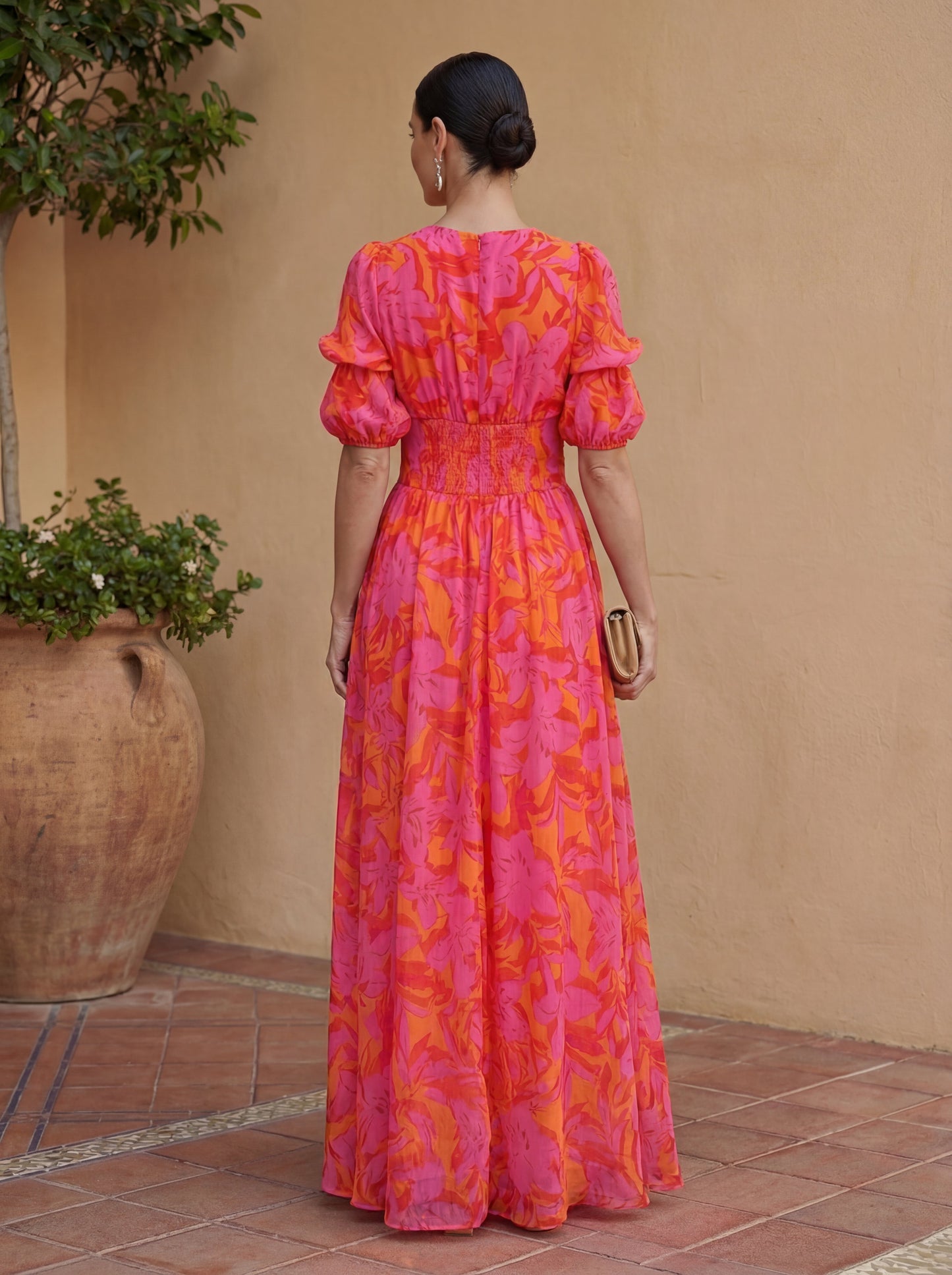 Olvera | Flowing V-Neck Maxi Dress