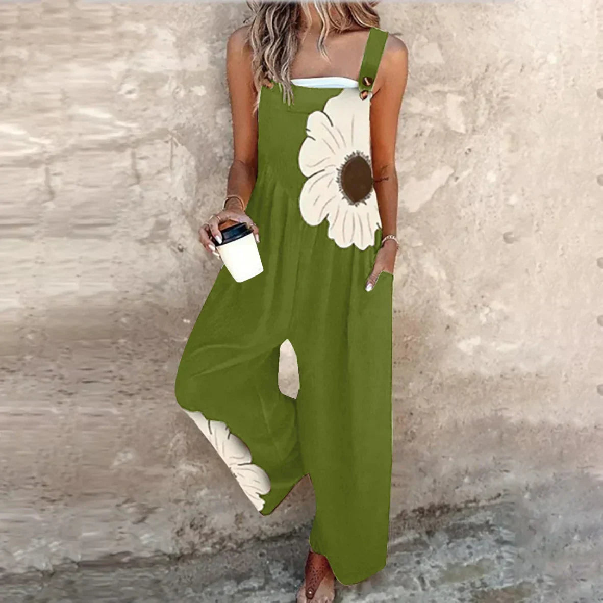 Comfortable Printed Jumpsuit — Multicolour Edition