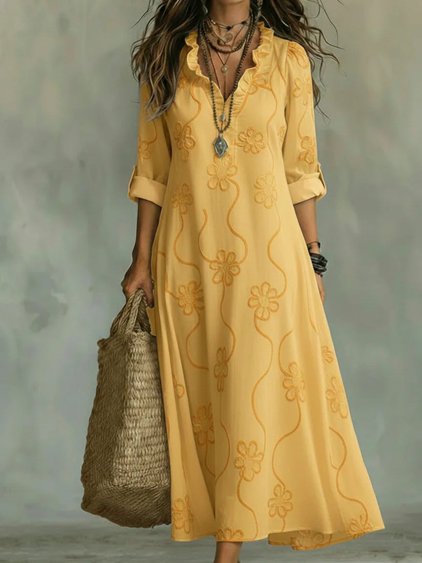 Sienna | Bohemian Floral Summer Maxi Dress