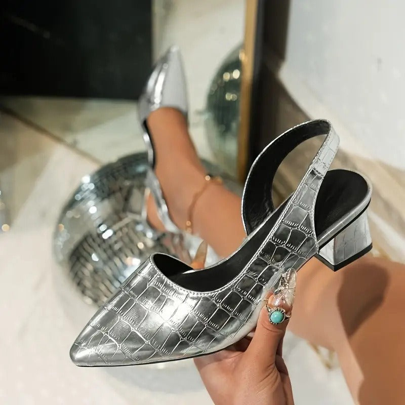 Olga | Elegant Square-Heel Shoes