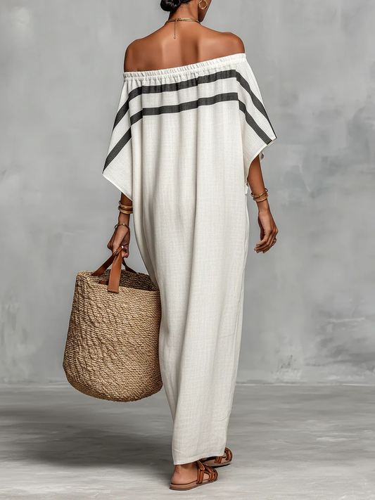 Iris | Off-the-Shoulder Maxi Dress