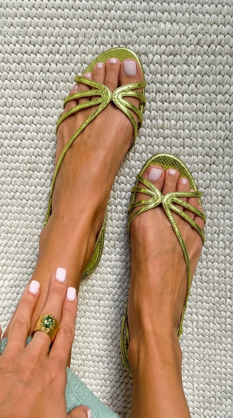 Camille™ | Golden Summer Elegance Sandals