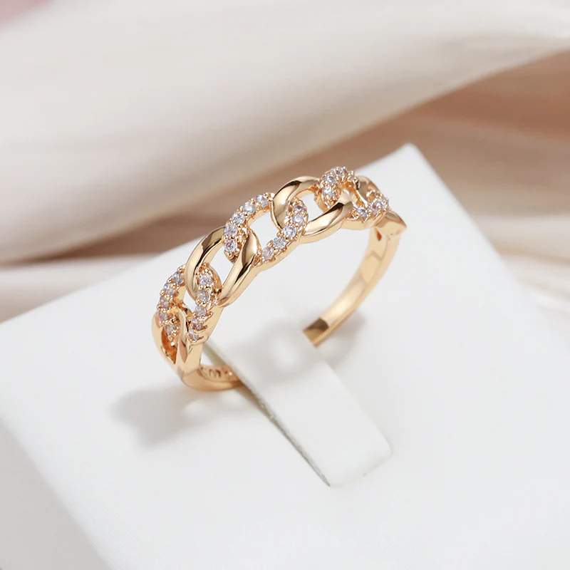 Chic Mesh Gold Ring