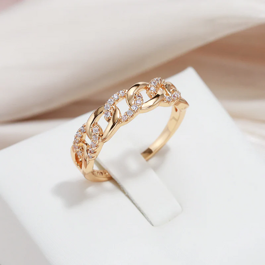 Chic Mesh Gold Ring
