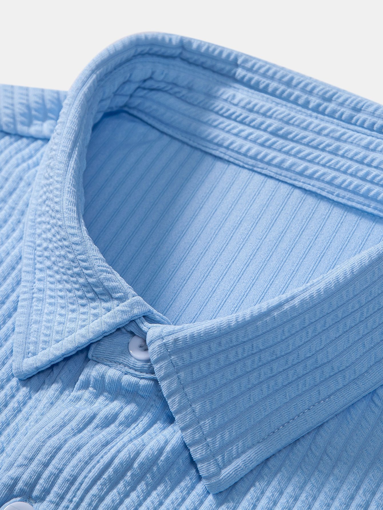 Camisa Acanalada con Botones