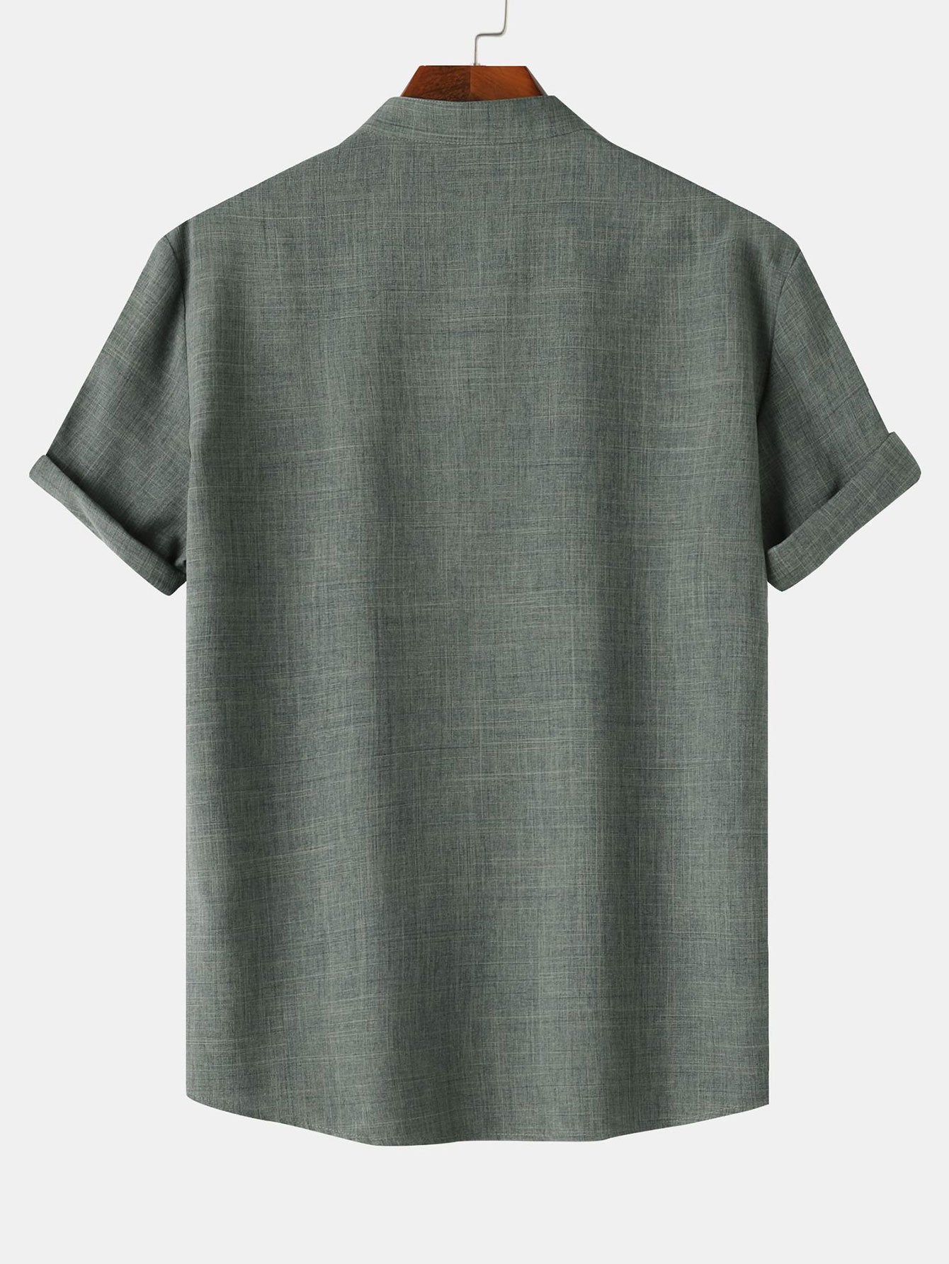 Camisa Henley de Lino