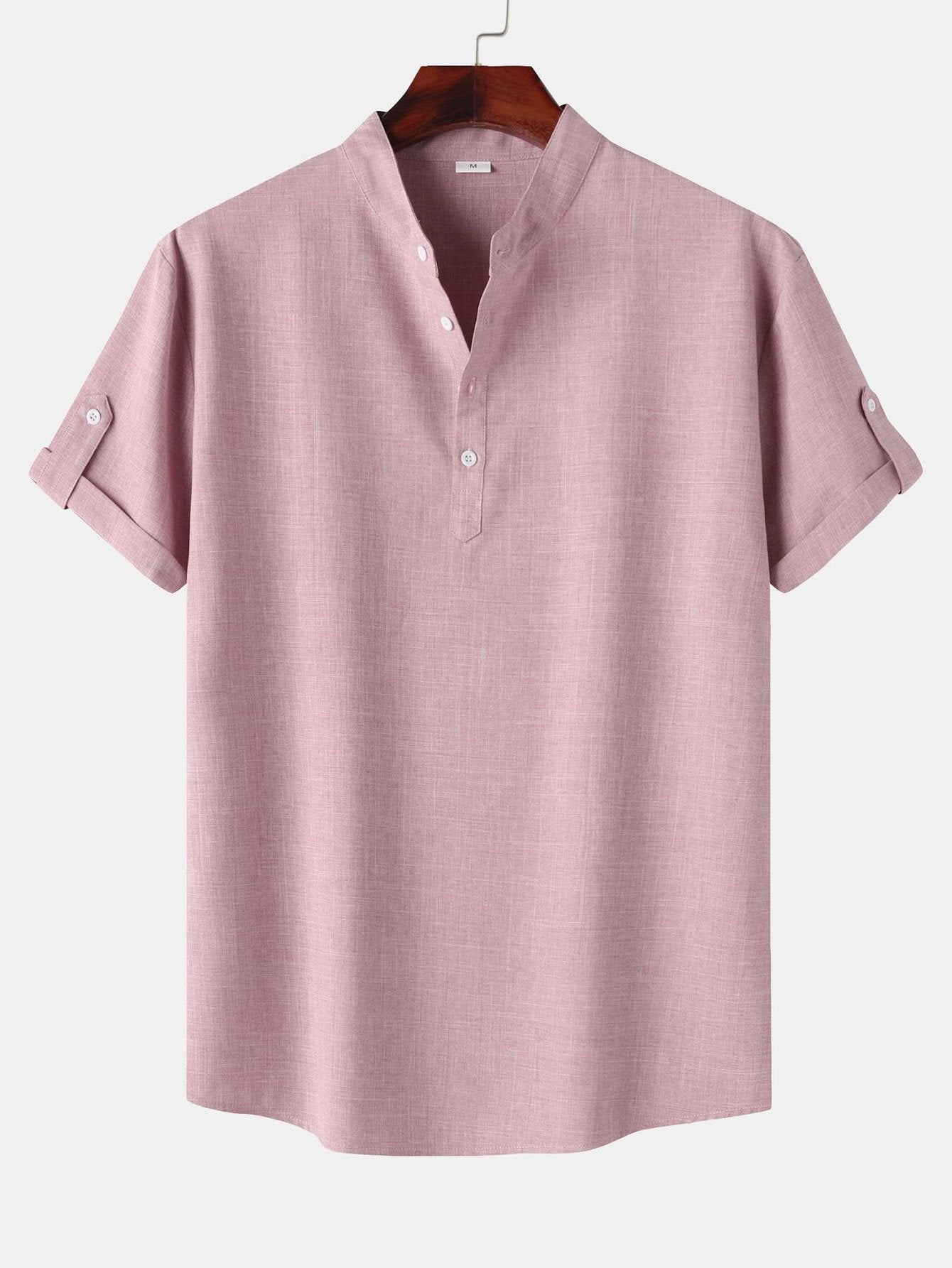 Camisa Henley de Lino