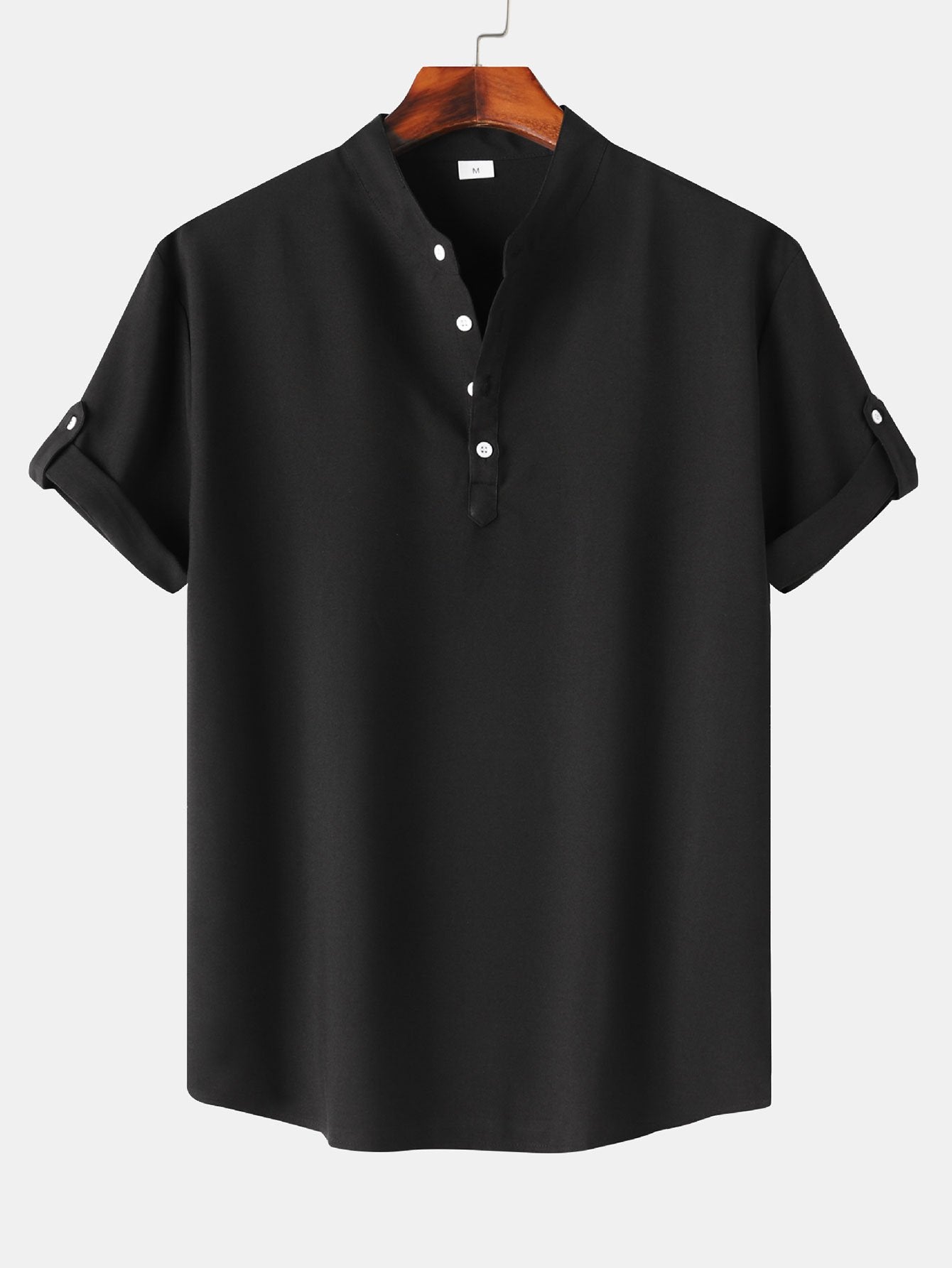 Camisa Henley de Lino