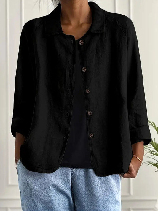 Ysolde | Black Blouse
