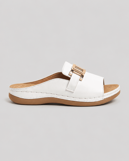 Lola | Wide-Strap Buckle Sandals