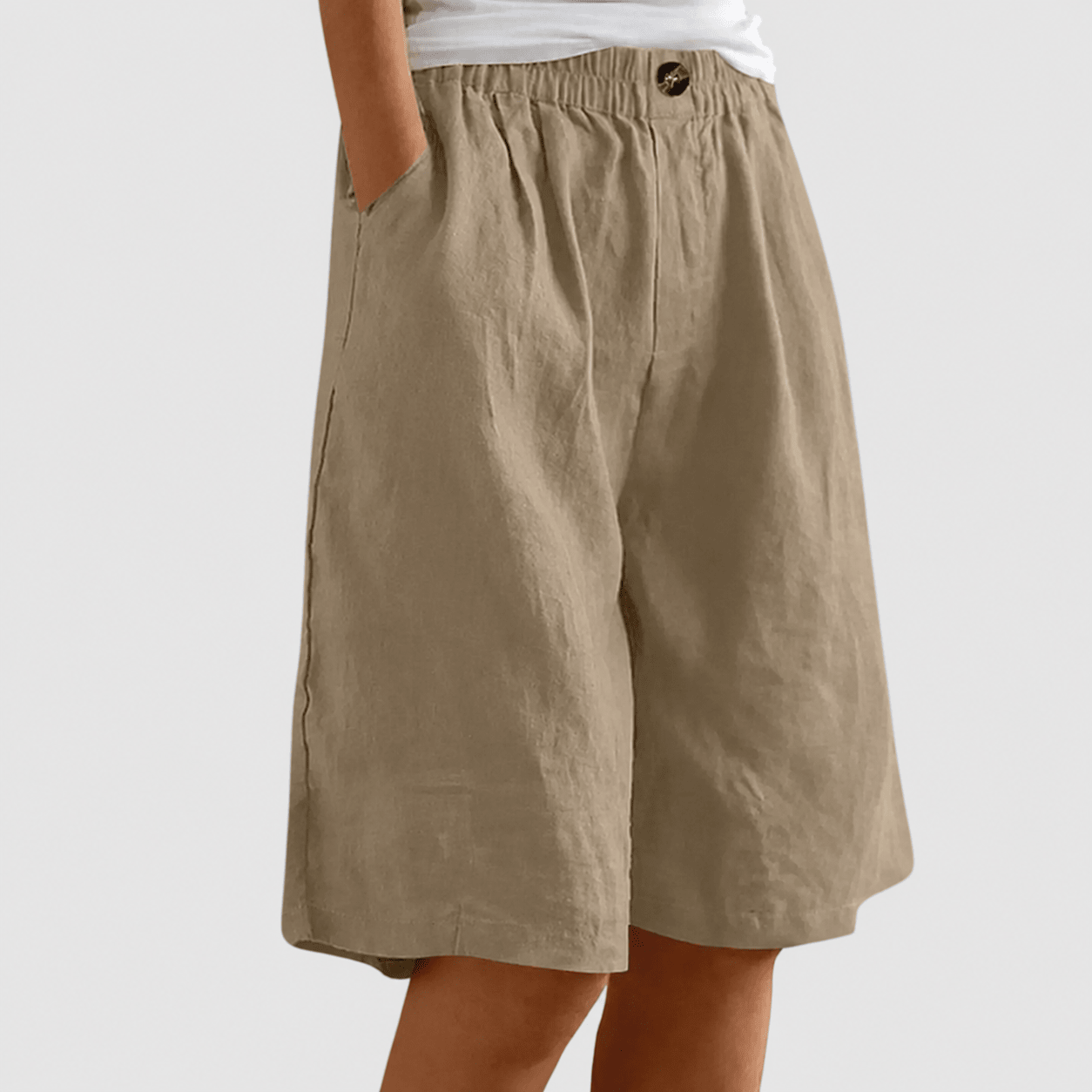 Madeleine Shorts - Light Brown