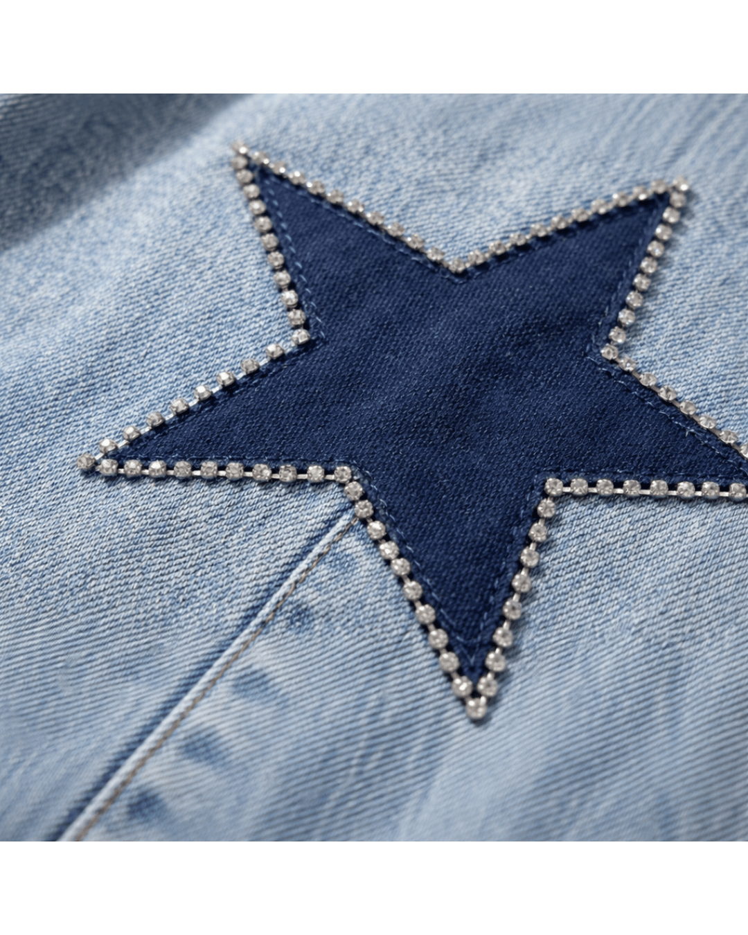 Vega Straight-Leg Jeans with Stars