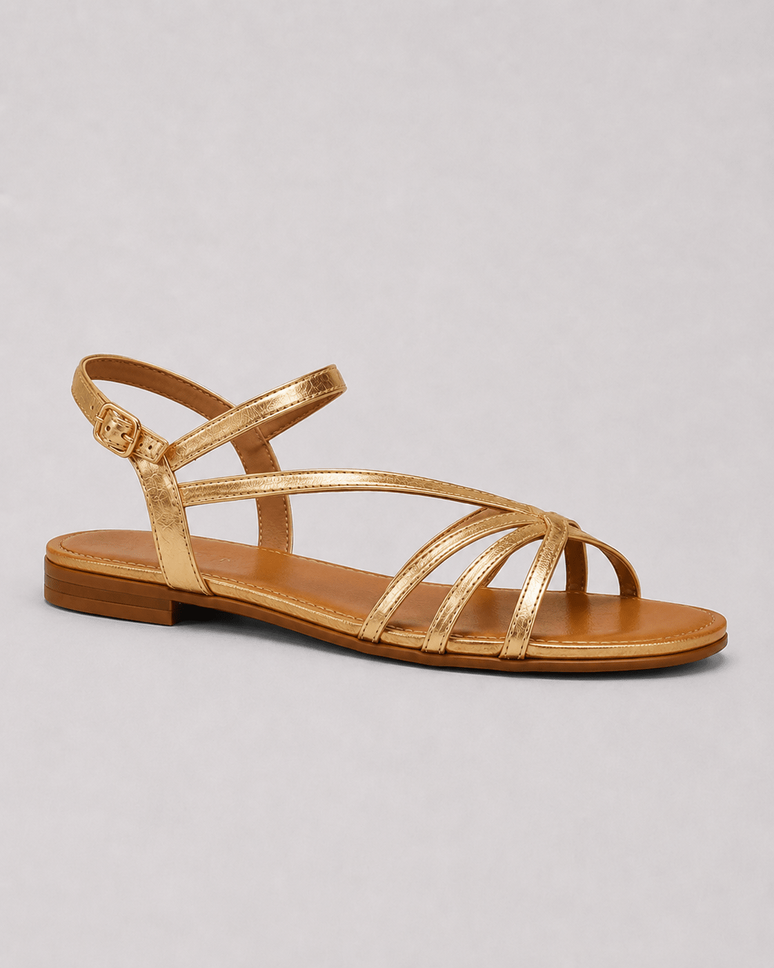 Marta | Golden Sandals: Summer Elegance