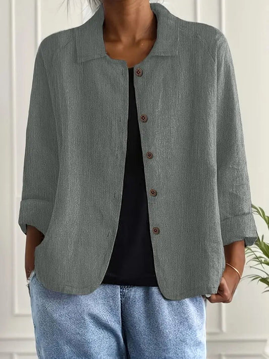 Amabilia | Soft Grey Blouse