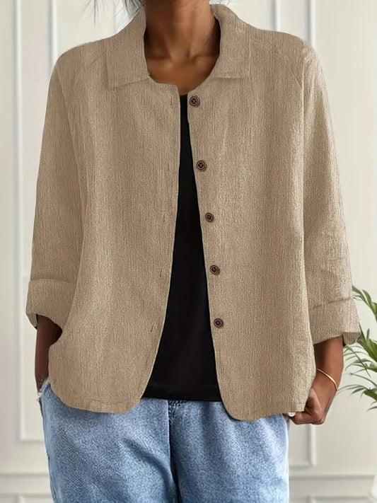 Adelheid | Sand Khaki Blouse